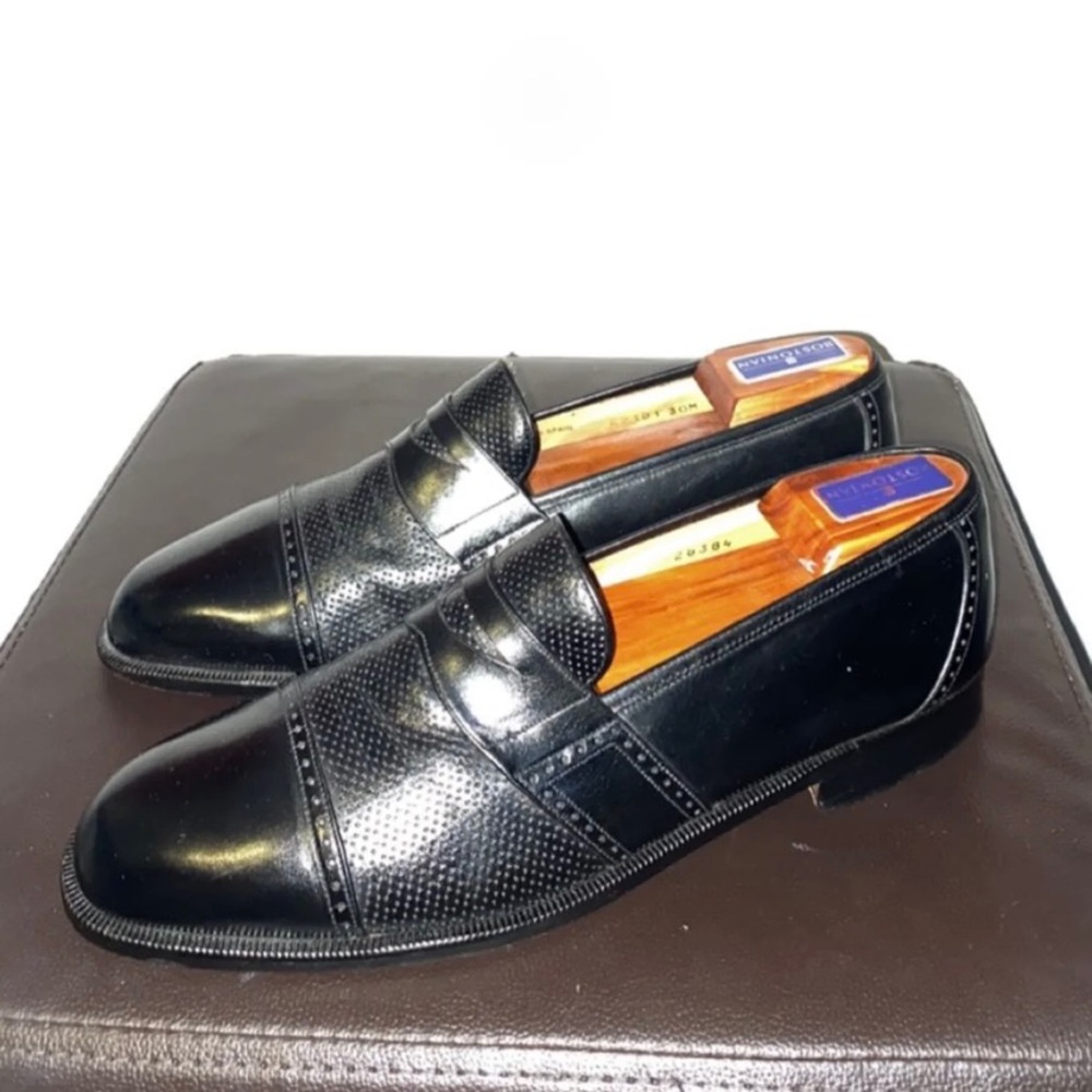 Bostonian Black Slip-On Shoes